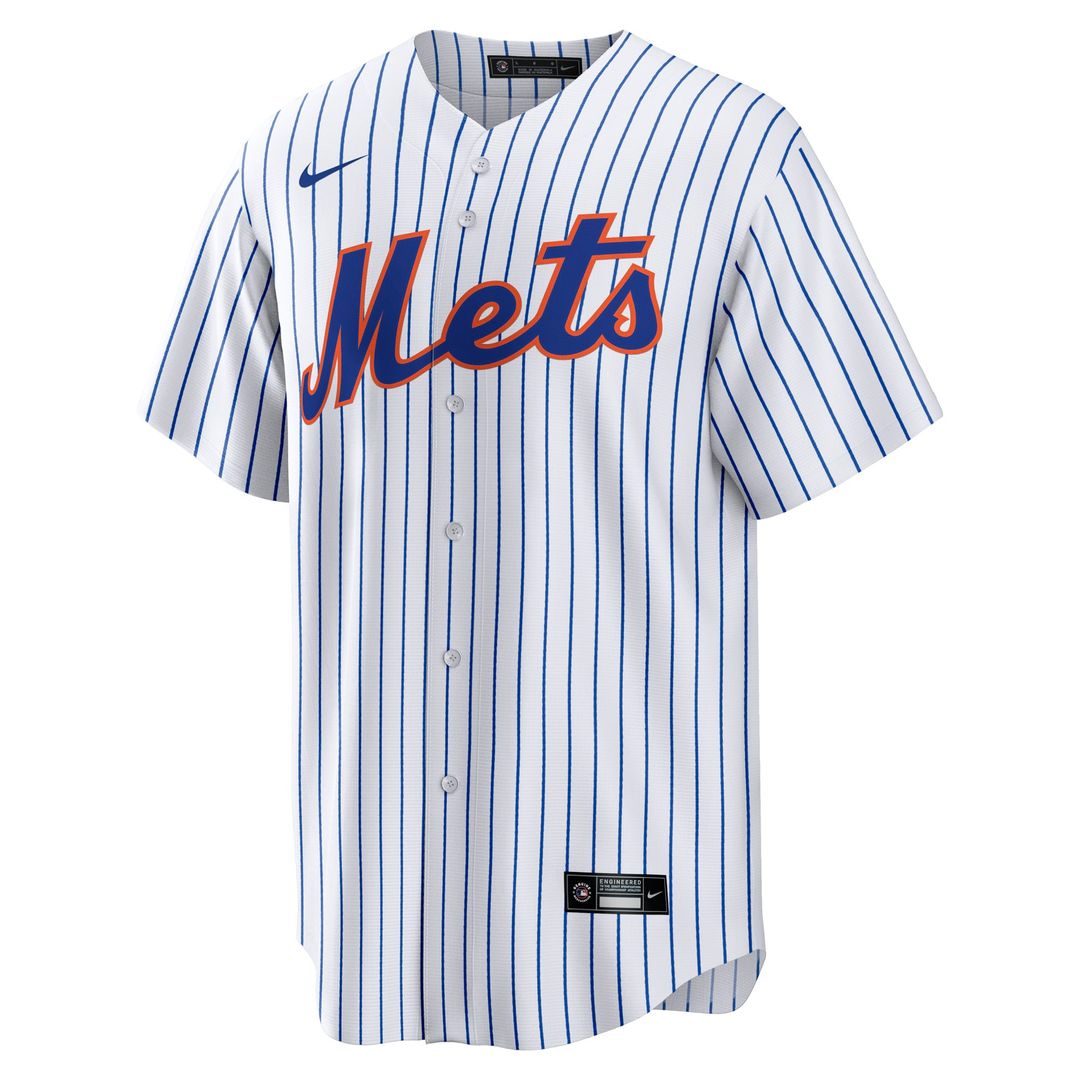 David Peterson New York Mets Nike Home Replica Jersey - White | MLB Fan Gear