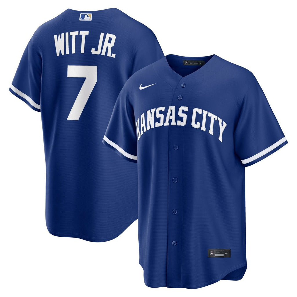 Bobby Witt Jr. Kansas City Royals Nike Alternate Replica Jersey - Royal | MLB Fan Gear