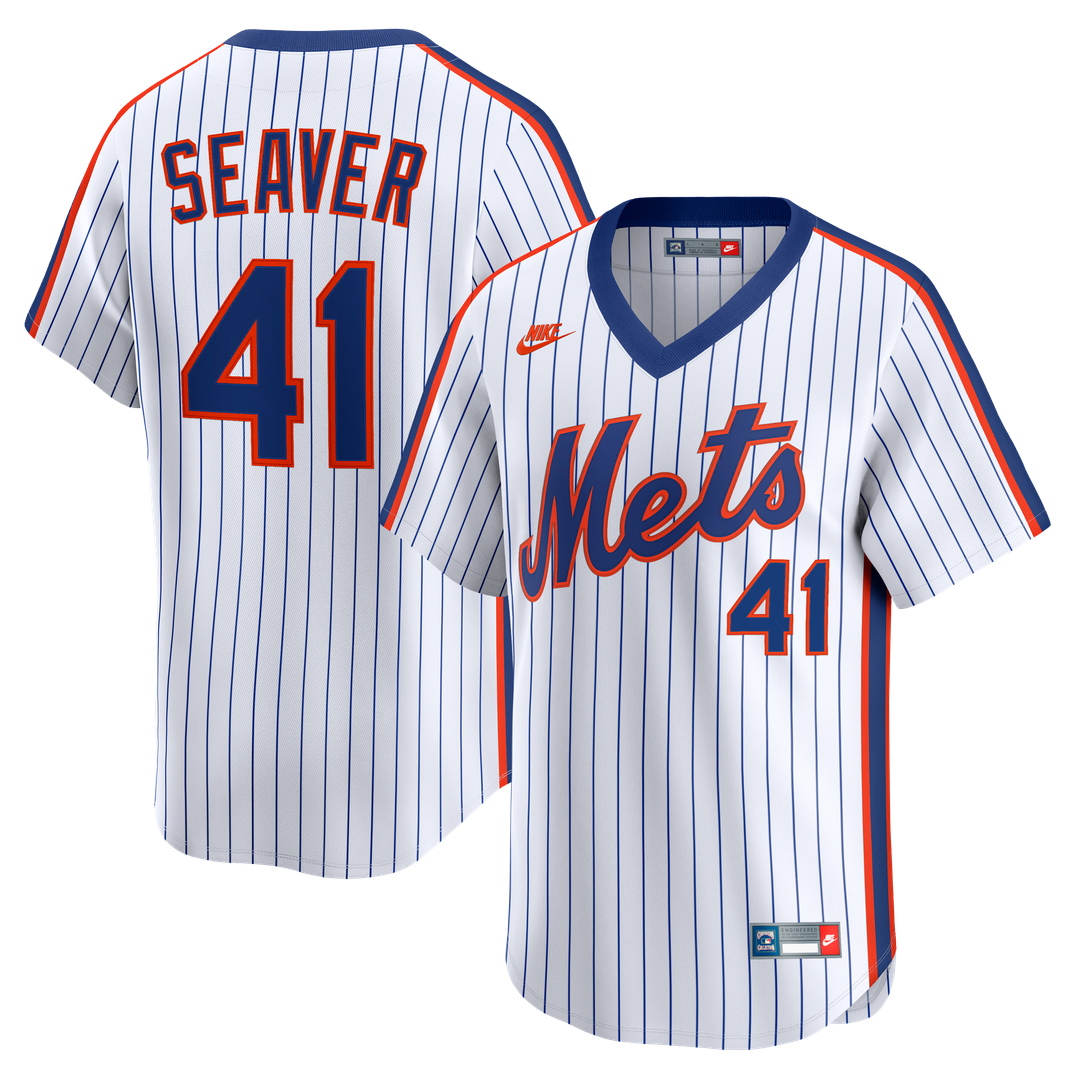 Tom Seaver New York Mets Nike Cooperstown Collection Limited Jersey - White | MLB Fan Gear