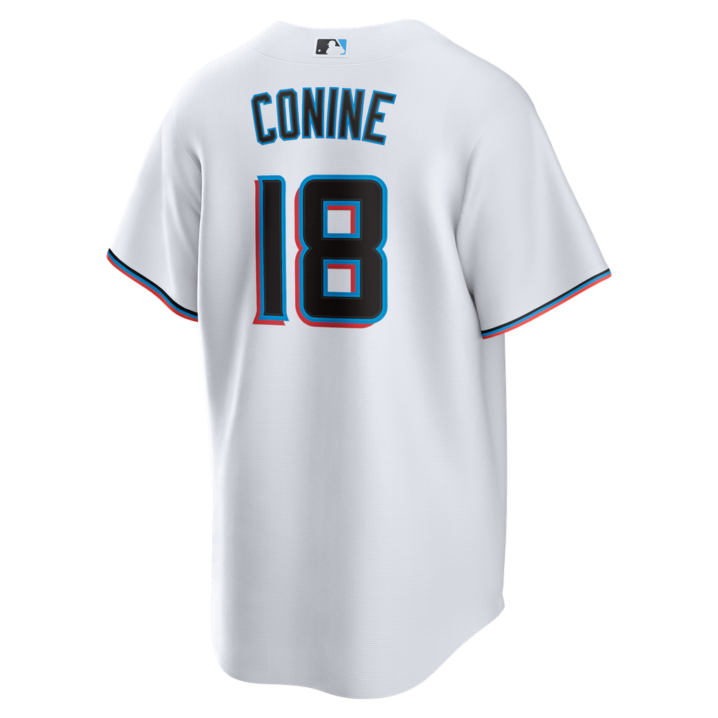 Griffin Conine Miami Marlins Nike Home Replica Jersey - White | MLB Fan Gear