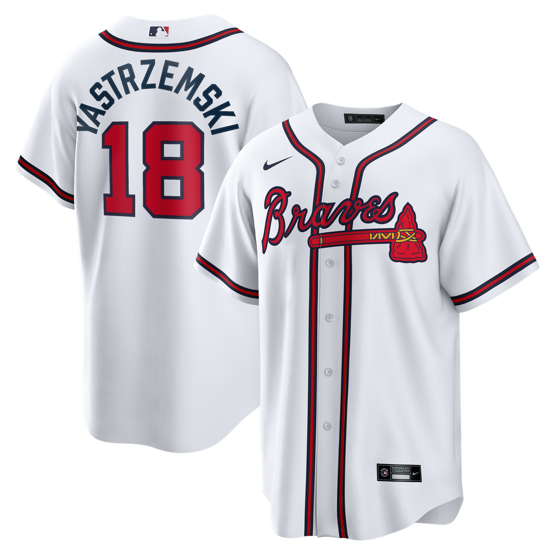 Mike Yastrzemski Atlanta Braves Nike Replica Jersey - White | MLB Fan Gear