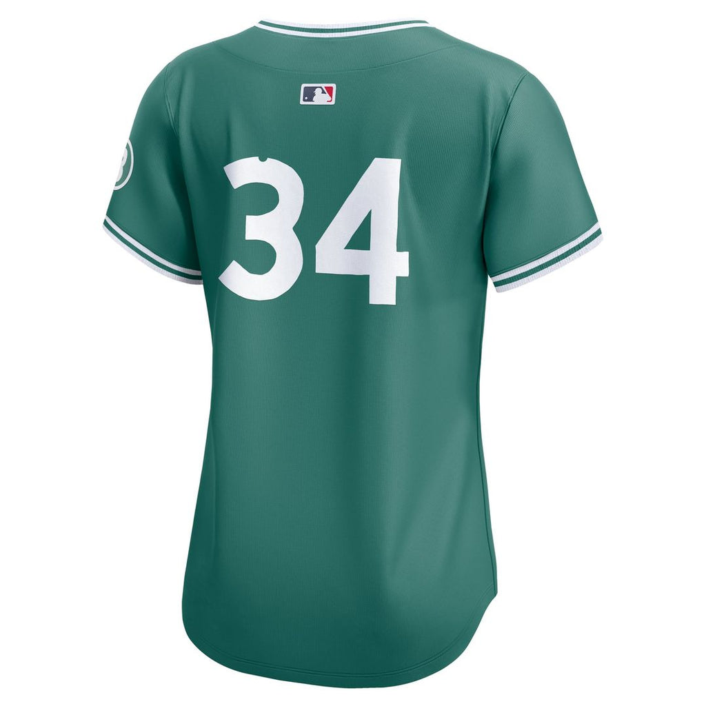 David Ortiz Boston Red Sox Nike Women's 2025 City Connect Limited Retired Player Jersey - Green | MLB Fan Gear