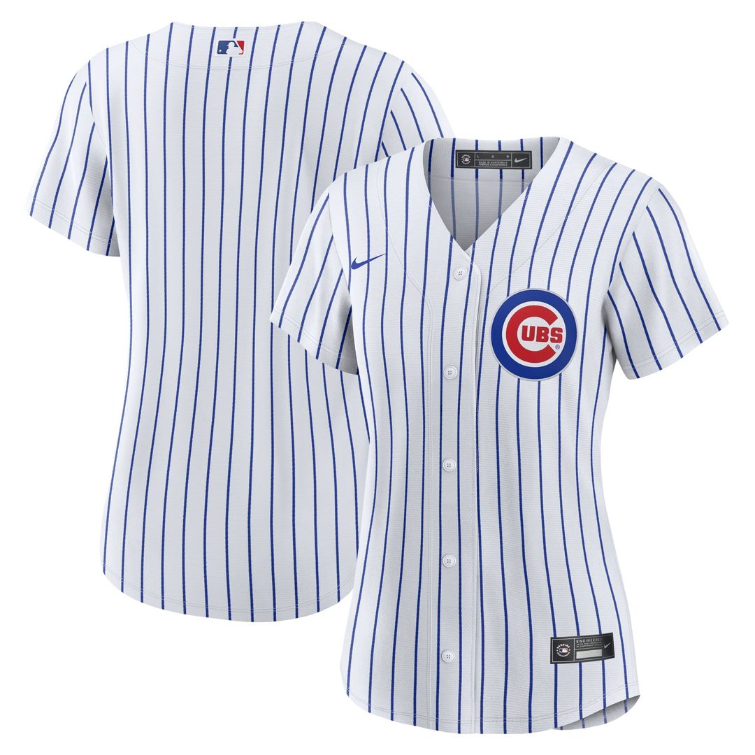 Chicago Cubs Nike Women's Home Replica Team Jersey - White | MLB Fan Gear