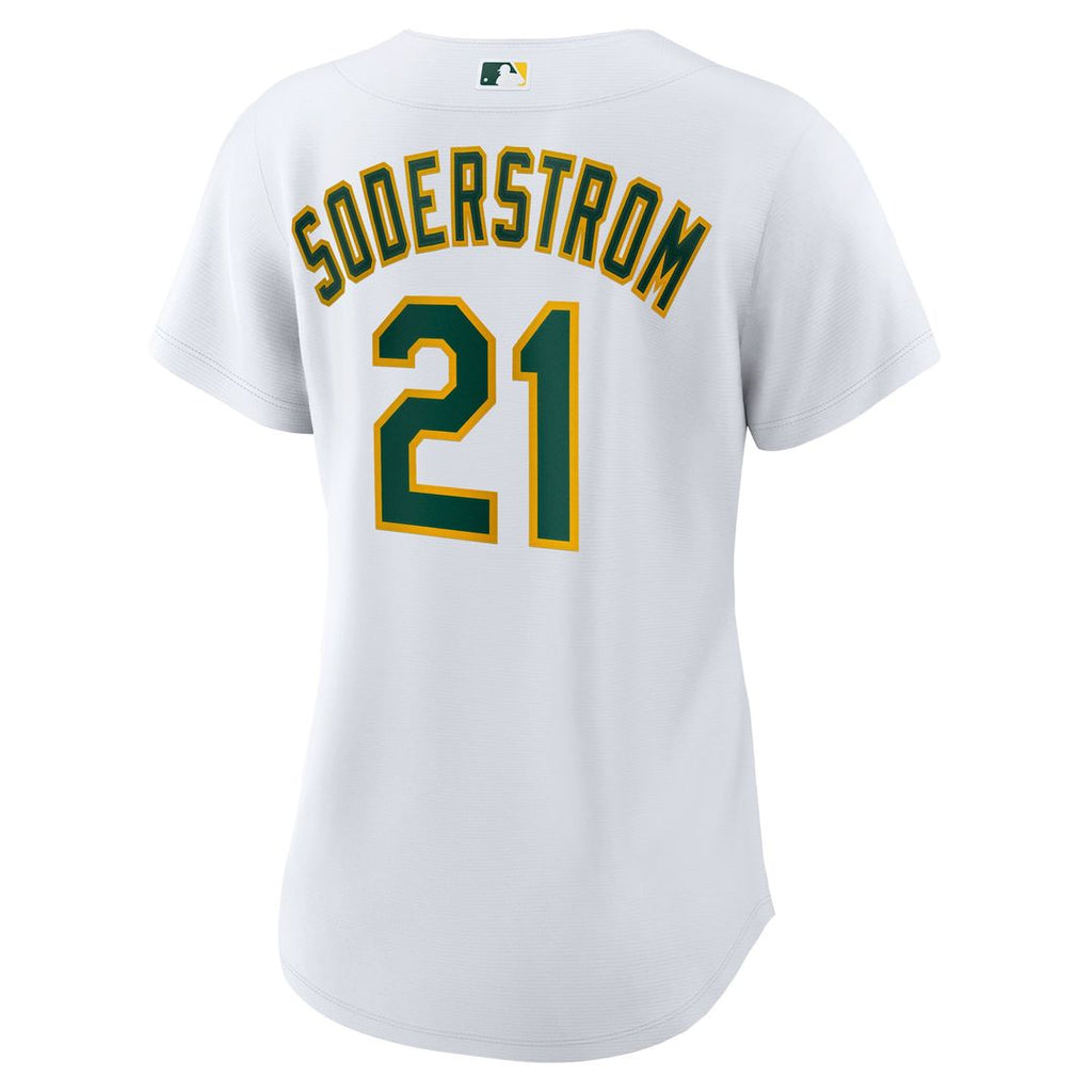 Tyler Soderstrom Athletics Nike Women's Home Replica Jersey - White | MLB Fan Gear