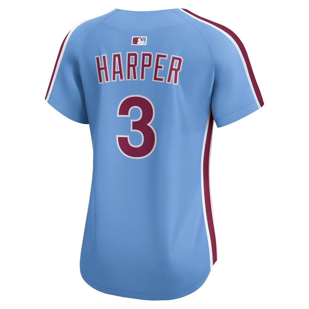 Bryce Harper Philadelphia Phillies Nike Women's Alternate Limited Player Jersey - Light Blue | MLB Fan Gear