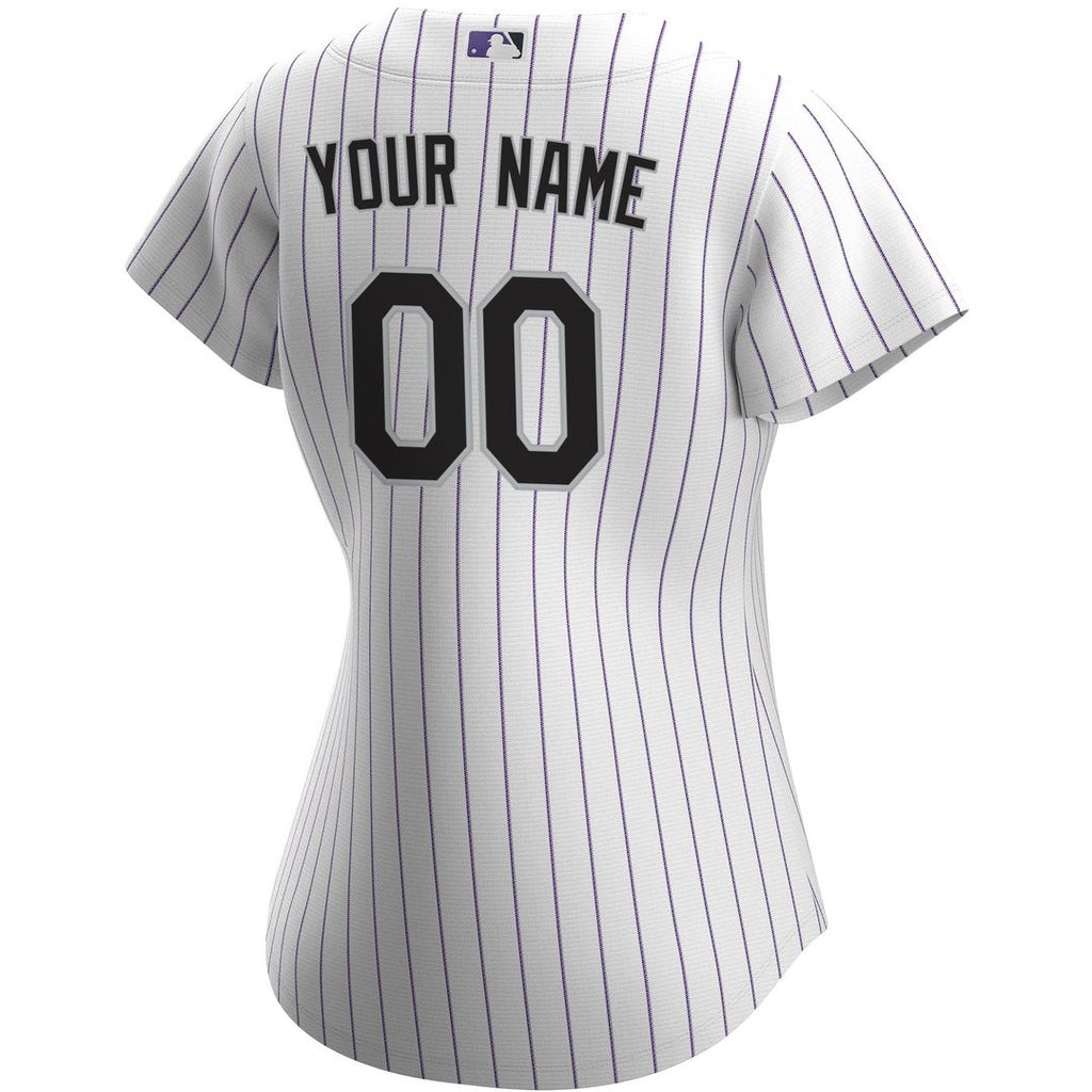 Colorado Rockies Nike Women's Home Replica Custom Jersey - White | MLB Fan Gear