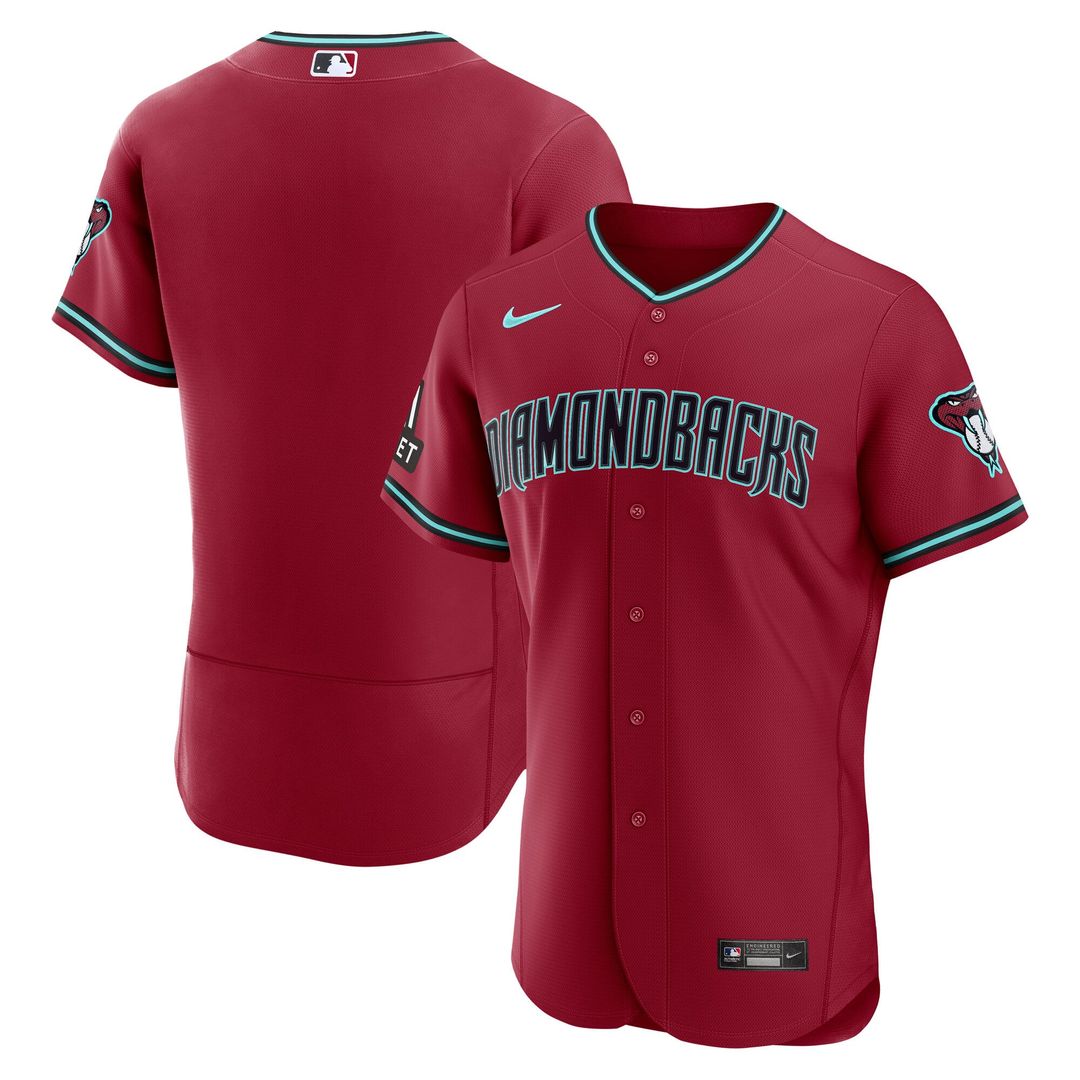 Arizona Diamondbacks Nike Home Sponsor Patch Authentic Jersey - Cream | MLB Fan Gear
