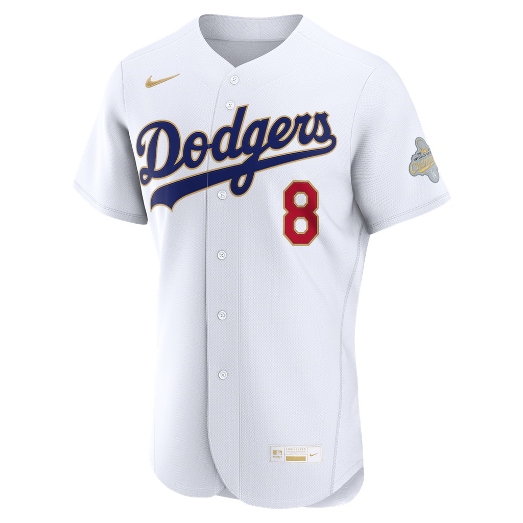 Enrique Hernández Los Angeles Dodgers Nike 2026 Gold Collection Authentic Jersey - White | MLB Fan Gear