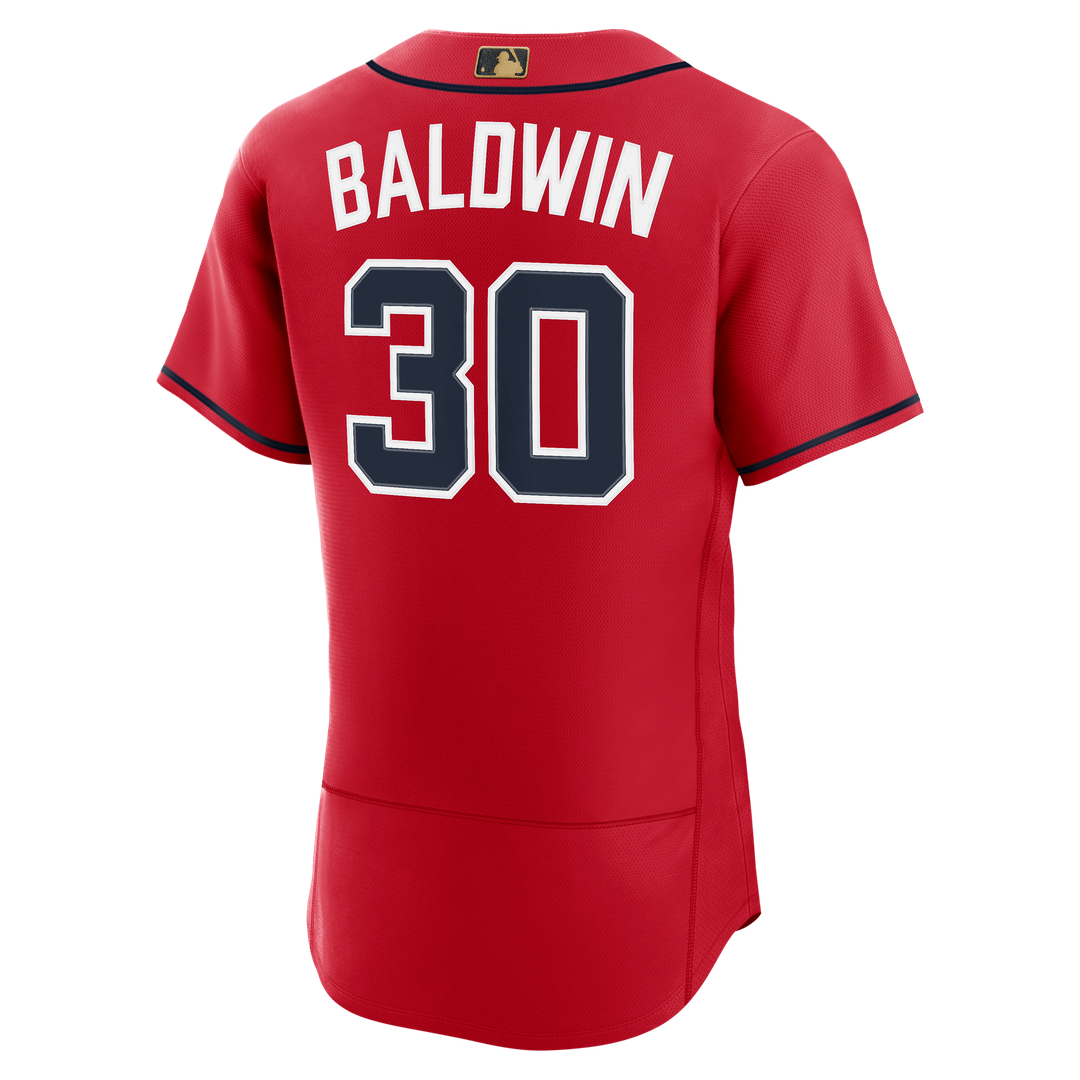Drake Baldwin Atlanta Braves Nike MLB Awards Authentic Jersey - Red | Fan Gear