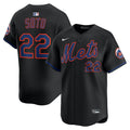Juan Soto New York Mets Nike Alternate Limited Player Jersey - Black | MLB Fan Gear