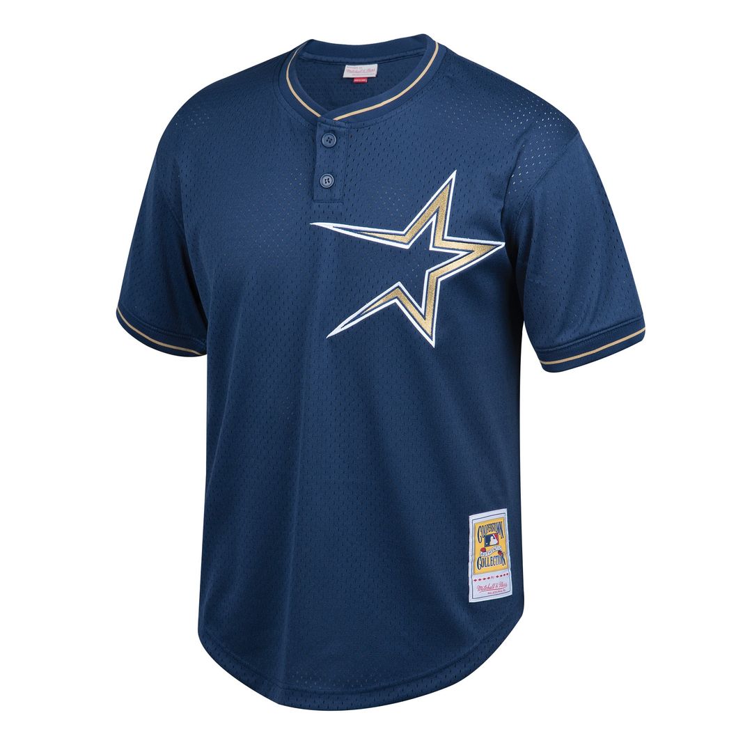 Jeff Bagwell Houston Astros Mitchell & Ness Youth Cooperstown Collection Mesh Batting Practice Jersey - Navy | MLB Fan Gear