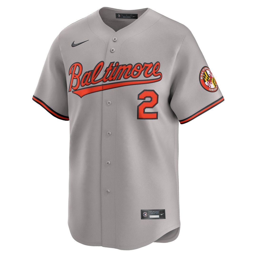Gunnar Henderson Baltimore Orioles Nike Road Limited Player Jersey - Gray | MLB Fan Gear