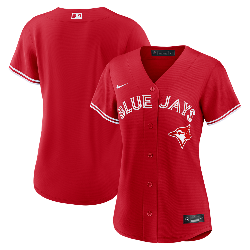 Toronto Blue Jays Nike Women's Alternate Replica Jersey - Red | MLB Fan Gear