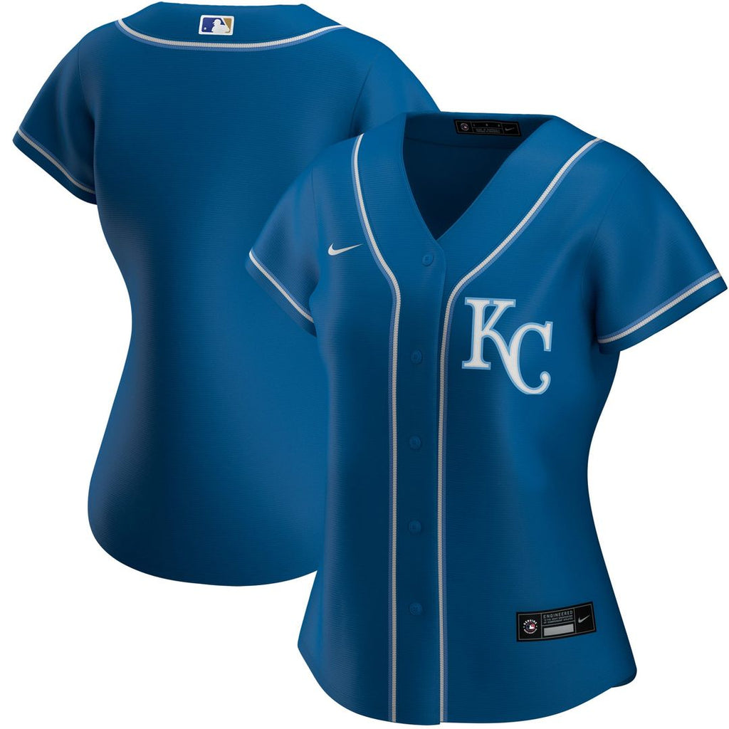 Kansas City Royals Nike Women's Alternate Replica Team Jersey - Royal | MLB Fan Gear