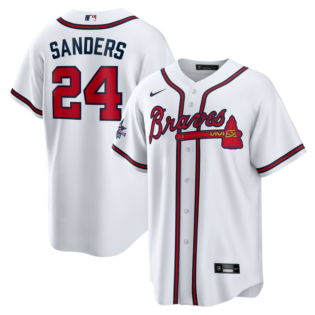 Deion Sanders Atlanta Braves Nike Home Retired Player Replica Jersey - White | MLB Fan Gear