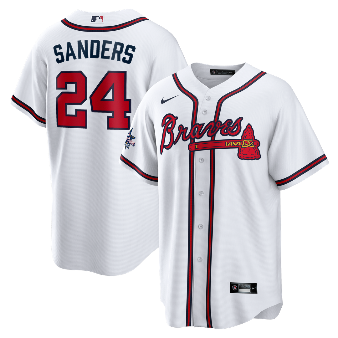 Deion Sanders Atlanta Braves Nike Home Retired Player Replica Jersey - White | MLB Fan Gear