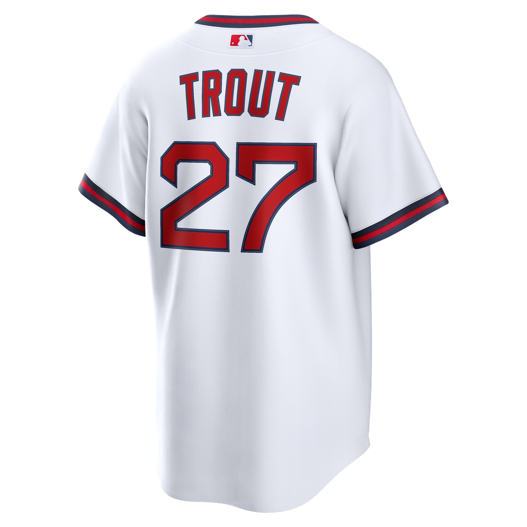Mike Trout Los Angeles Angels Nike Road Replica Jersey - Gray | MLB Fan Gear