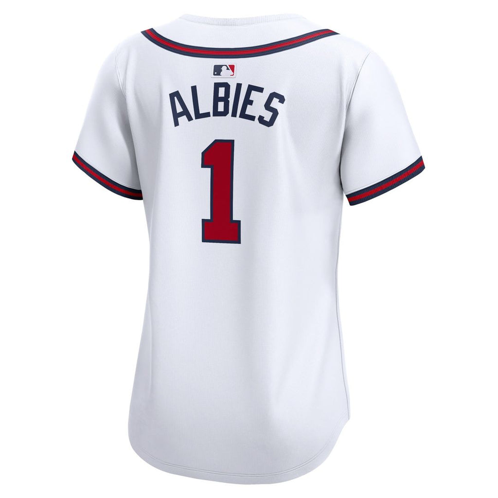 Ozzie Albies Atlanta Braves Nike Women's Home Limited Player Jersey - White | MLB Fan Gear