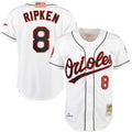 Cal Ripken Baltimore Orioles Mitchell & Ness Home Authentic Jersey - White | MLB Fan Gear