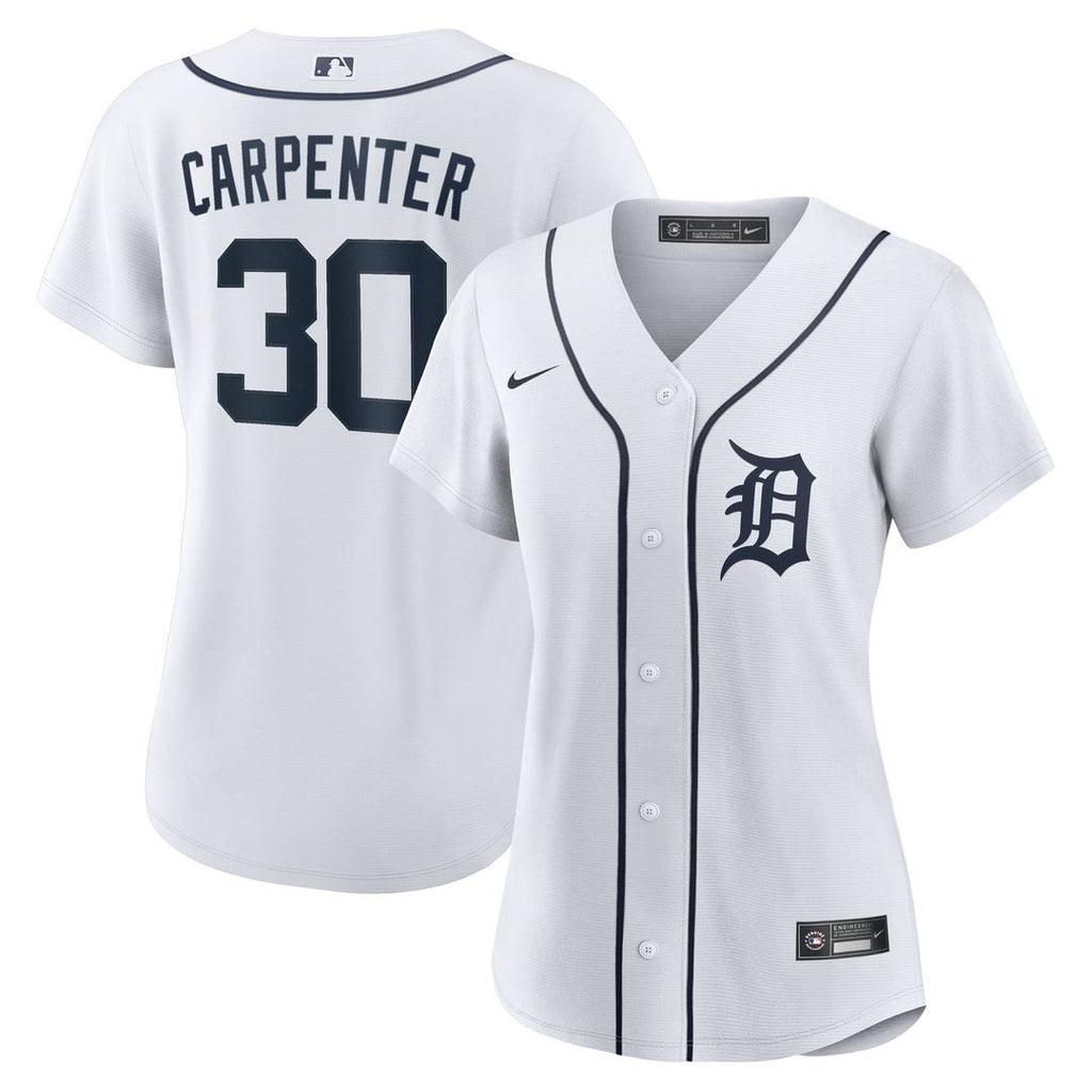 Kerry Carpenter Detroit Tigers Nike Women's Home Replica Jersey - White | MLB Fan Gear