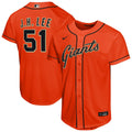 Jung Hoo Lee San Francisco Giants Nike Youth Alternate Replica Jersey - Orange | MLB Fan Gear