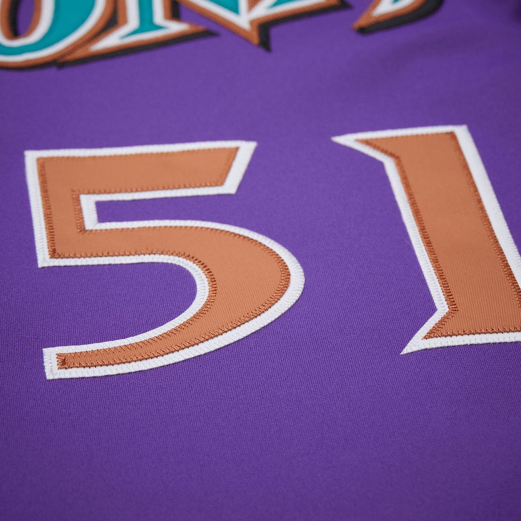 Randy Johnson Arizona Diamondbacks Mitchell & Ness 2000 Throwback Authentic Jersey - Purple | MLB Fan Gear
