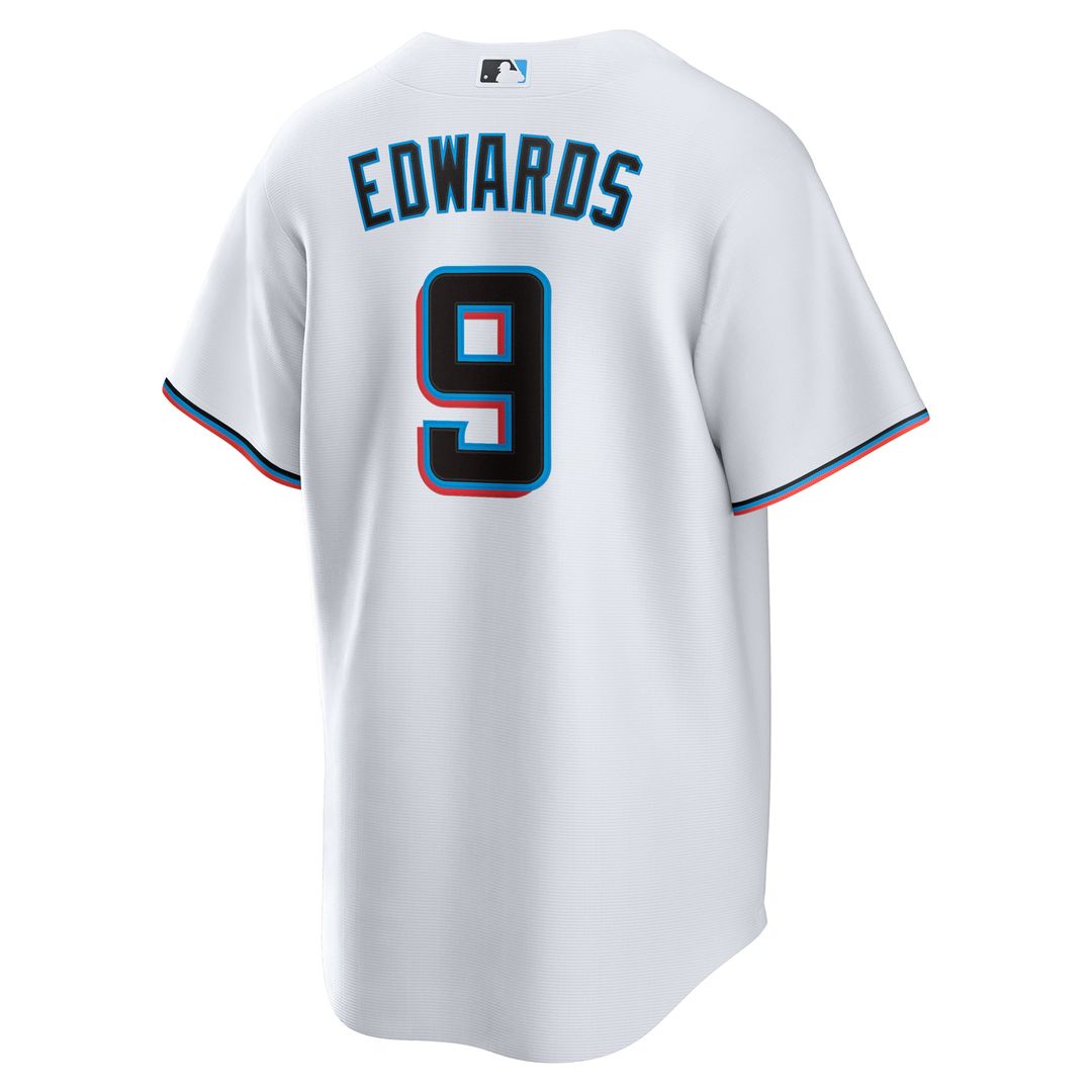 Xavier Edwards Miami Marlins Nike Home Replica Jersey - White | MLB Fan Gear