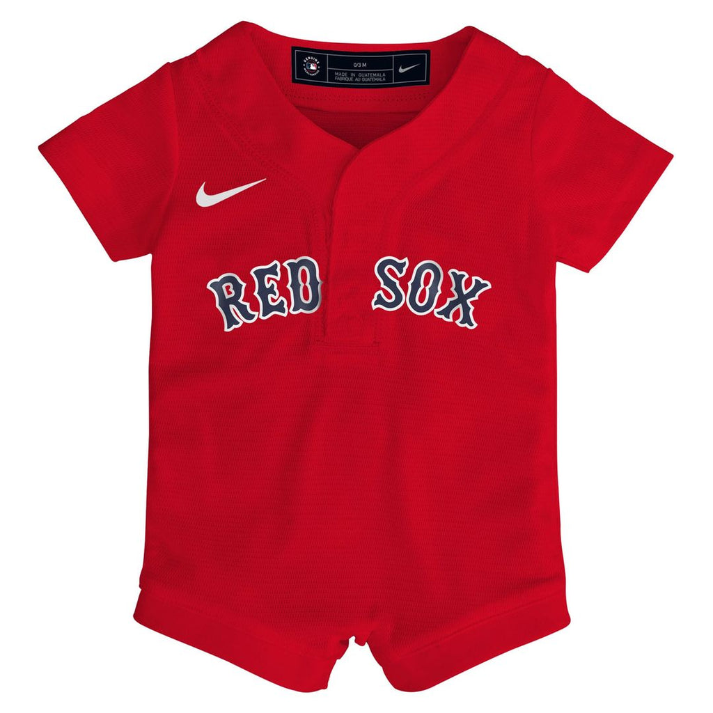 Boston Red Sox Nike Infant Alternate Replica Romper Jersey - Red | MLB Fan Gear