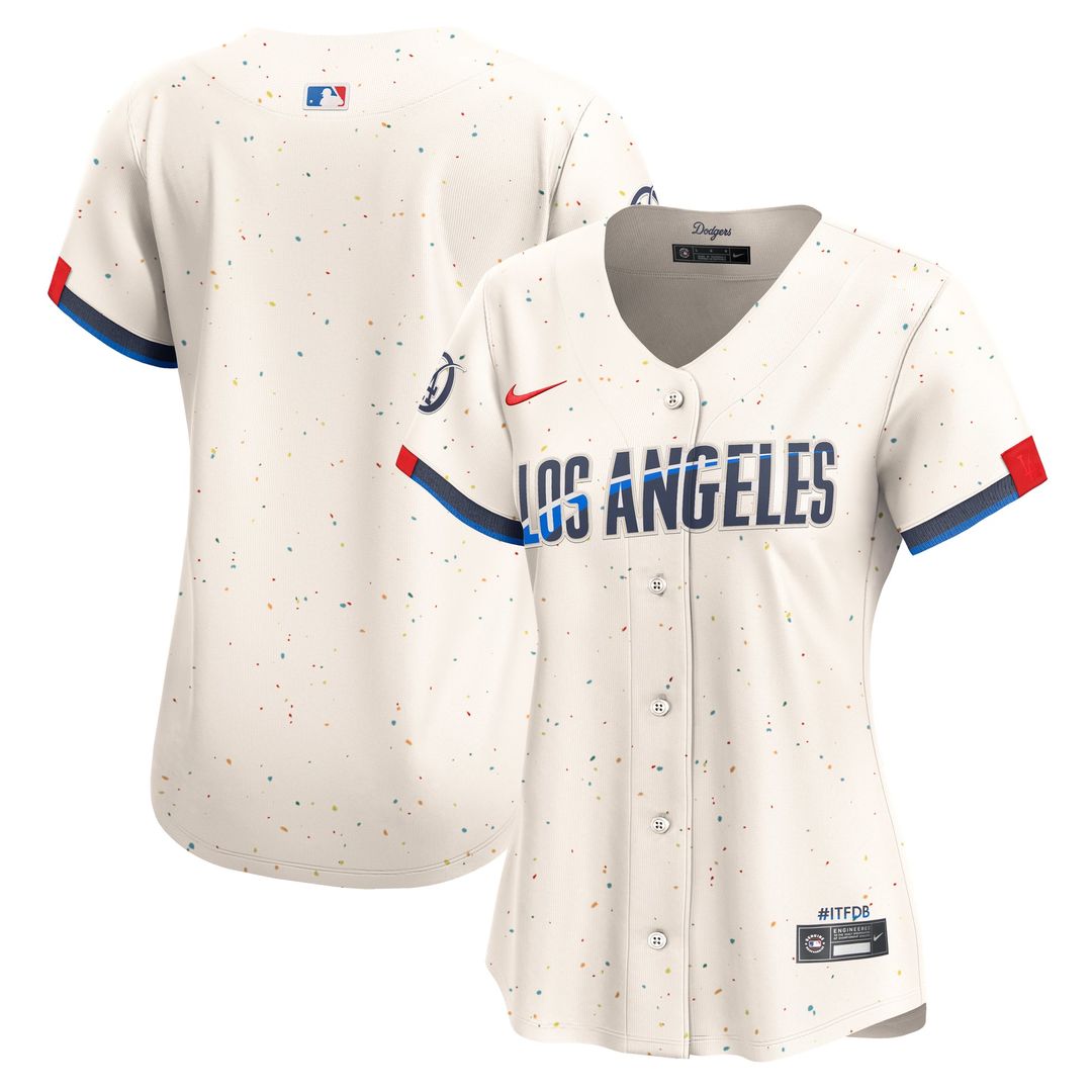 Los Angeles Dodgers Nike Women's City Connect Limited Jersey - Cream | MLB Fan Gear