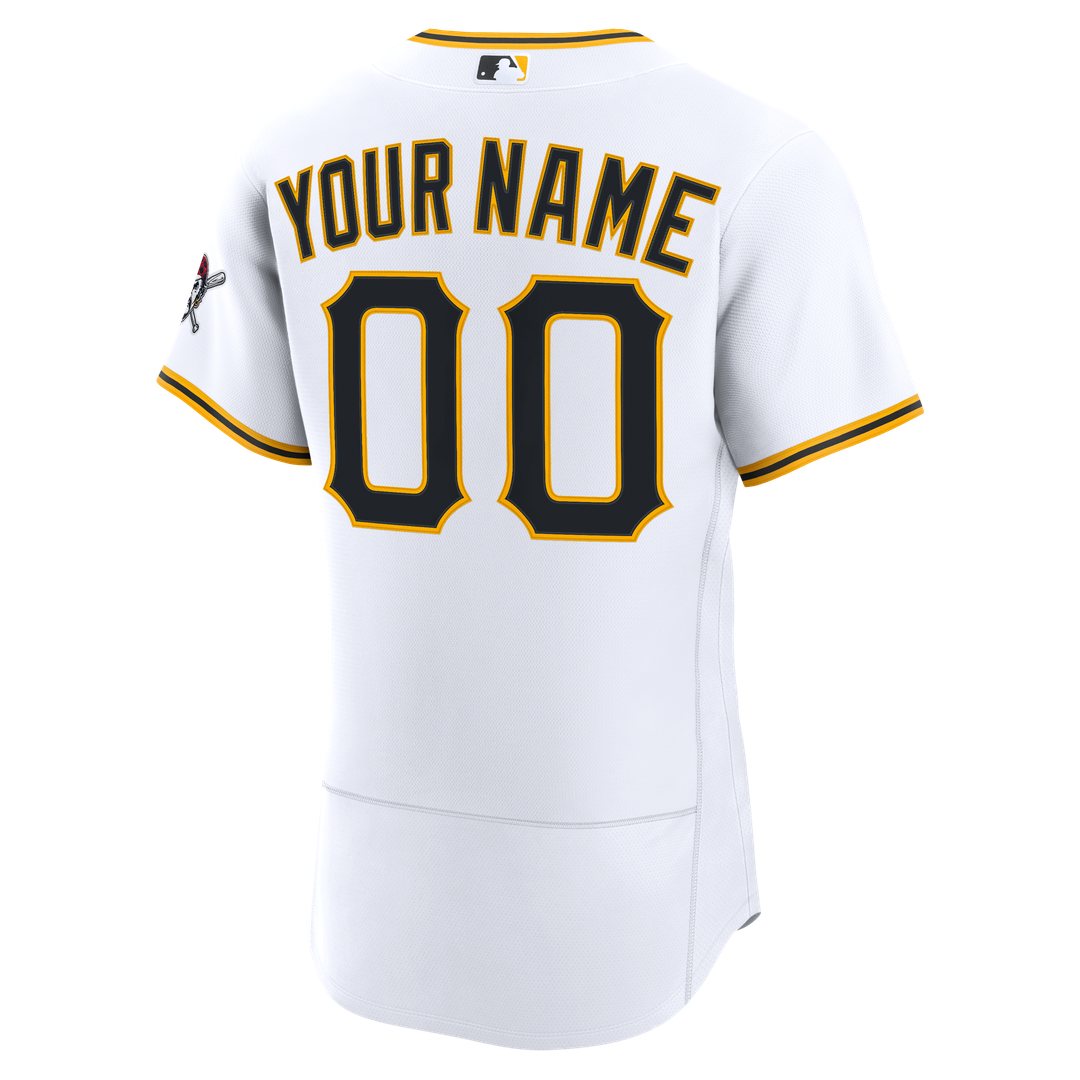 Pittsburgh Pirates Nike Home Authentic Custom Jersey - White | MLB Fan Gear