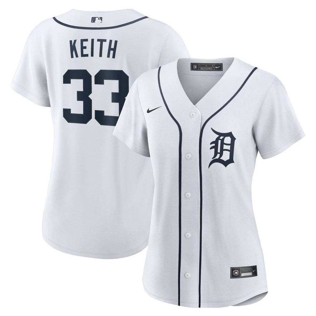 Colt Keith Detroit Tigers Nike Women's Home Replica Jersey - White | MLB Fan Gear