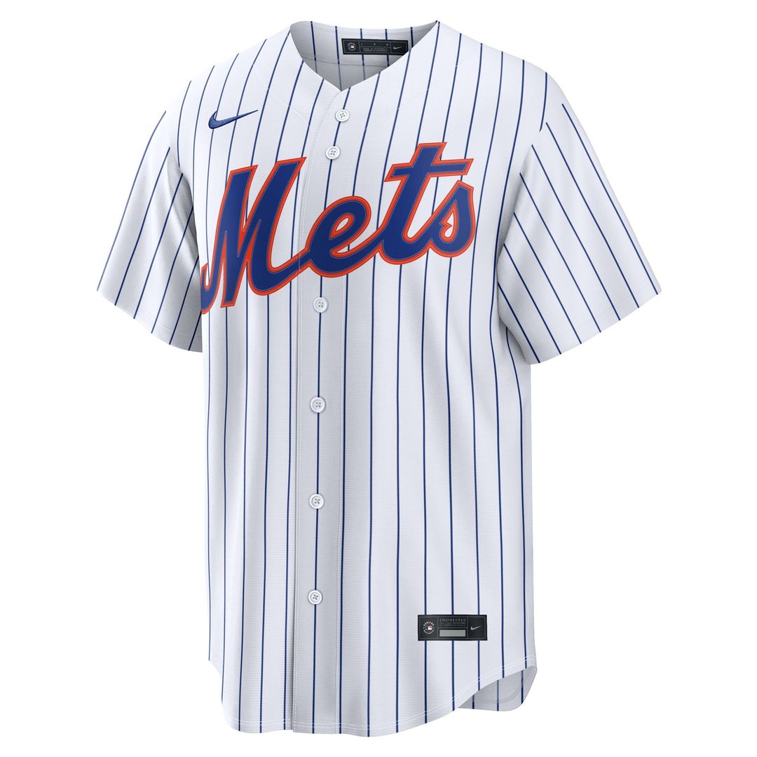 Carson Benge New York Mets Nike Home Replica Jersey - White | MLB Fan Gear