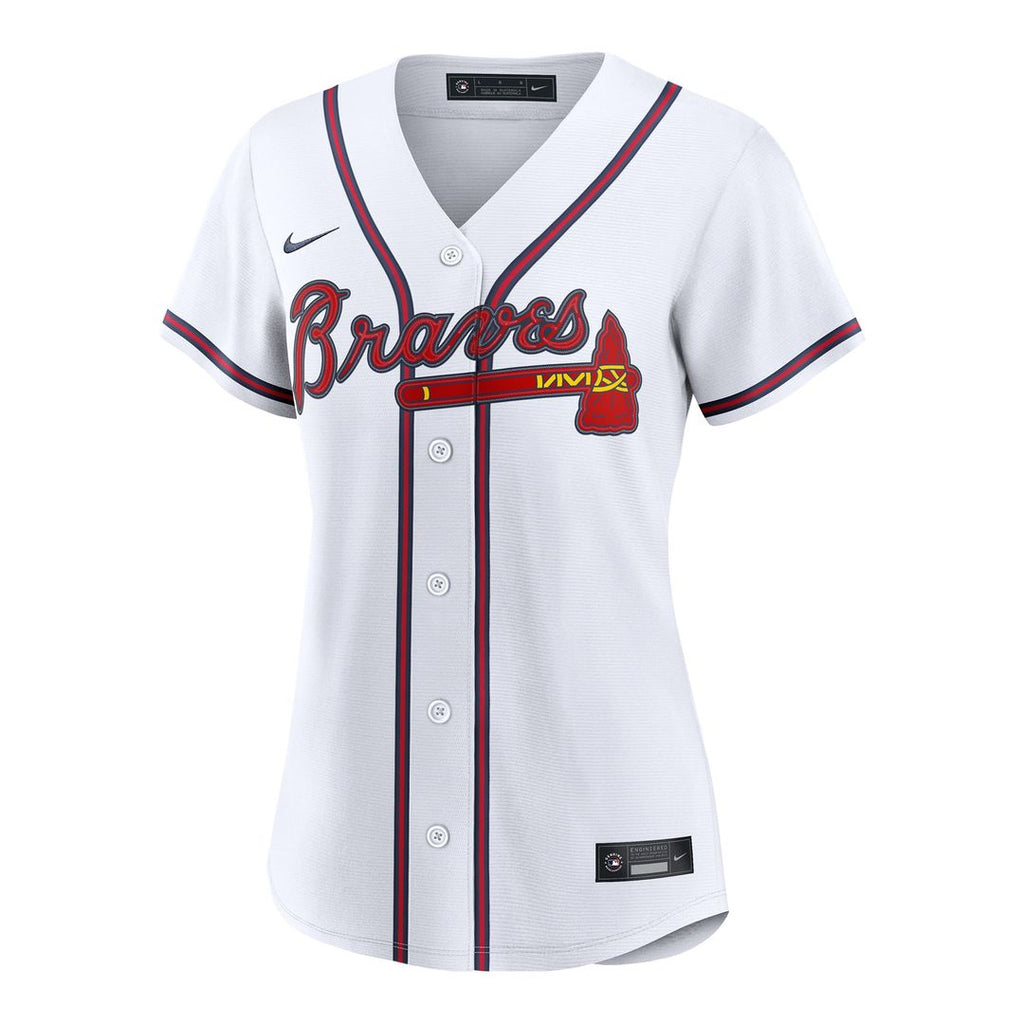 Spencer Schwellenbach Atlanta Braves Nike Women's Home Replica Jersey - White | MLB Fan Gear