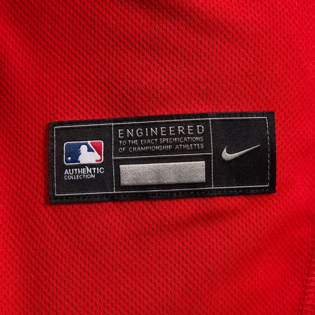 Cincinnati Reds Nike Alternate Authentic Team Logo Jersey - Scarlet | MLB Fan Gear