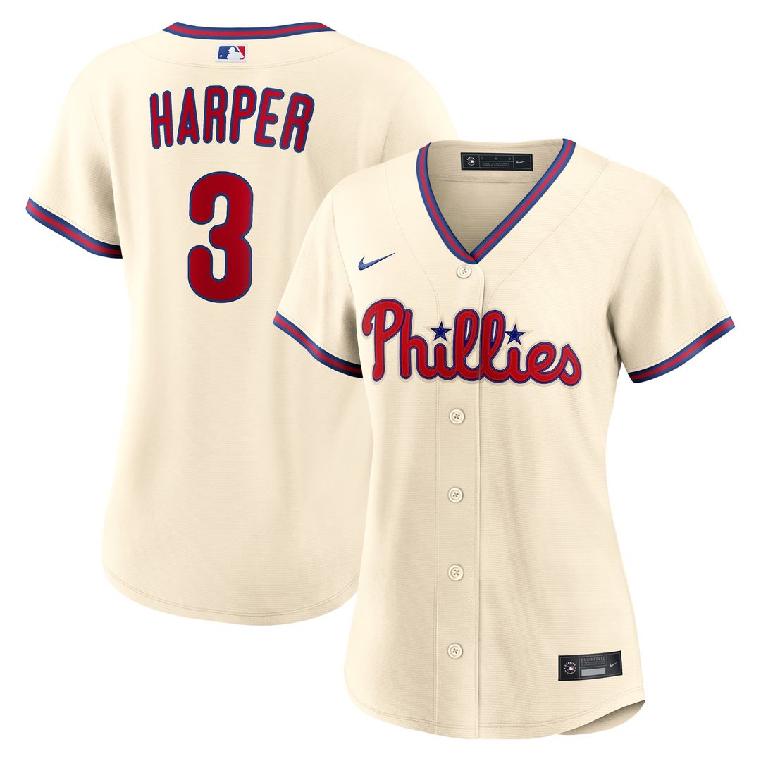 Bryce Harper Philadelphia Phillies Nike Women's Home Replica Jersey - White | MLB Fan Gear