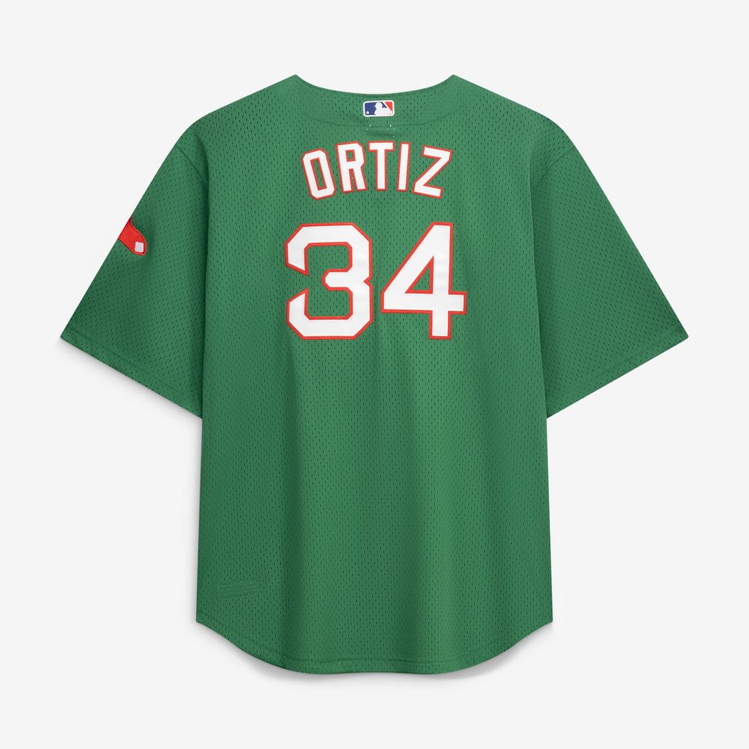 David Ortiz Boston Red Sox Mitchell & Ness Big & Tall Cooperstown Mesh Batting Practice Jersey - Red | MLB Fan Gear