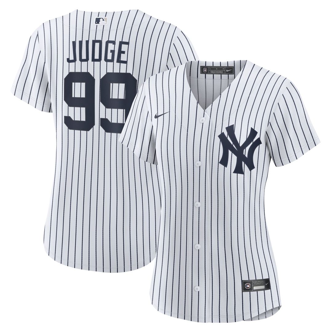 Aaron Judge New York Yankees Nike Women's Home Replica Player Jersey - White | MLB Fan Gear