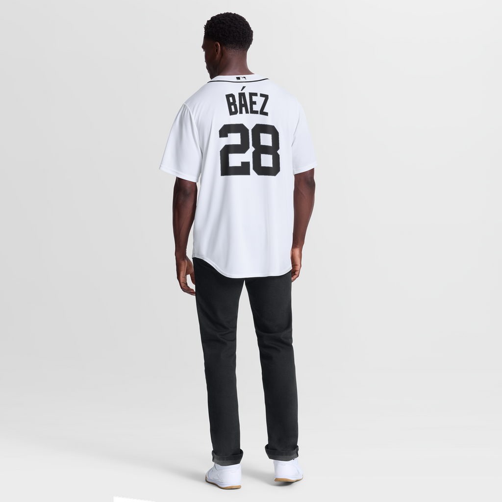 Javier Báez Detroit Tigers Nike Home Replica Jersey - White | MLB Fan Gear