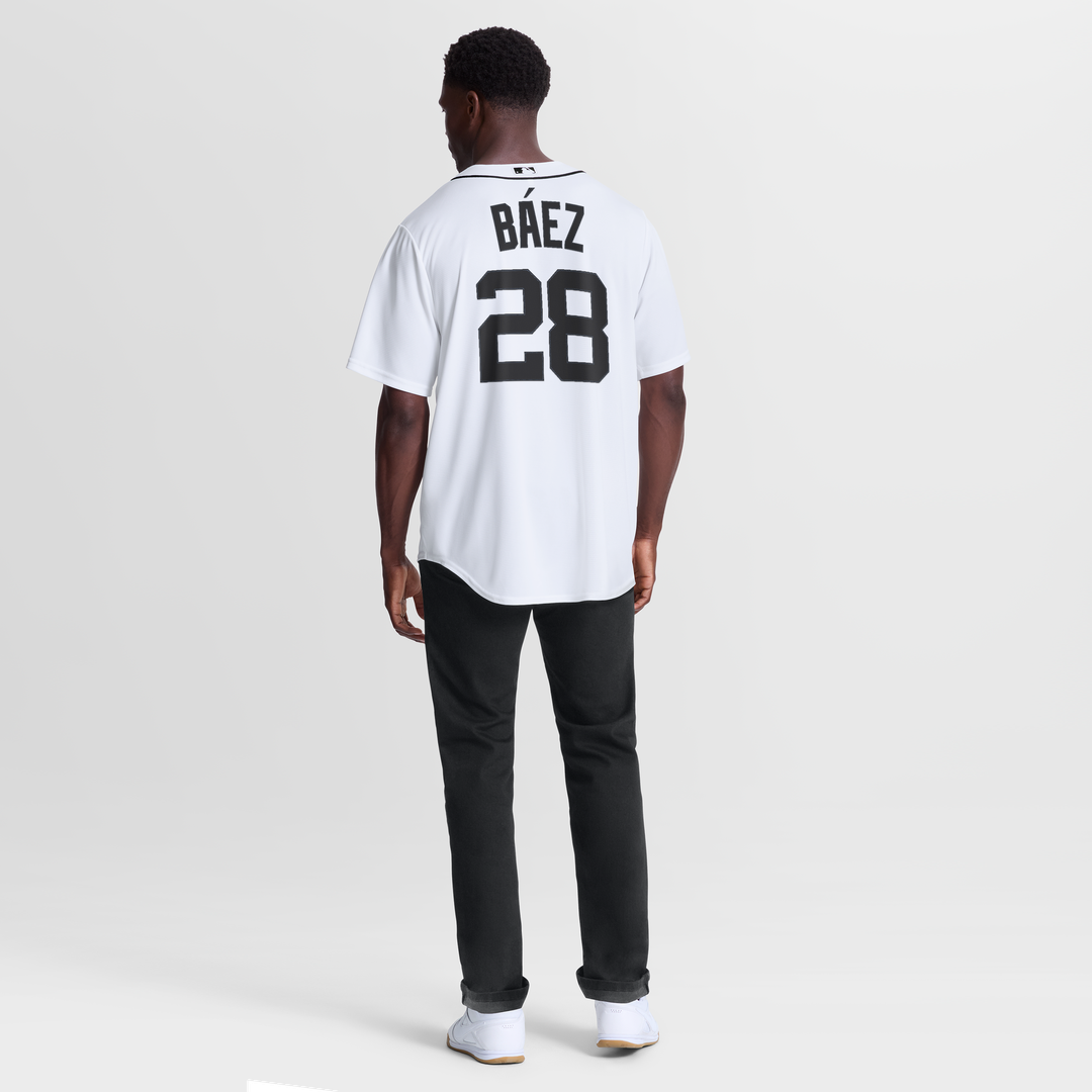 Javier Báez Detroit Tigers Nike Home Replica Jersey - White | MLB Fan Gear