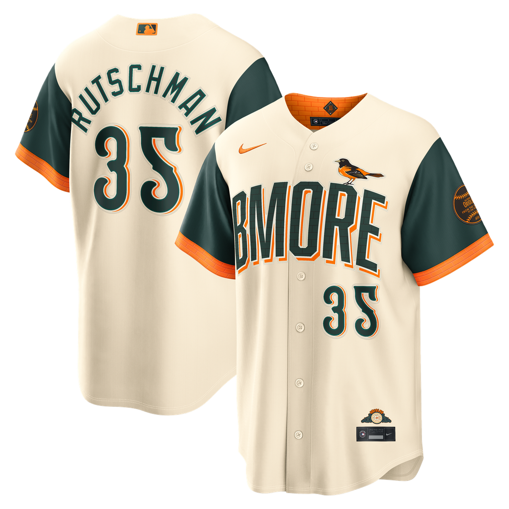 Adley Rutschman Baltimore Orioles Nike 2026 City Connect Stadium Jersey - Cream | MLB Fan Gear