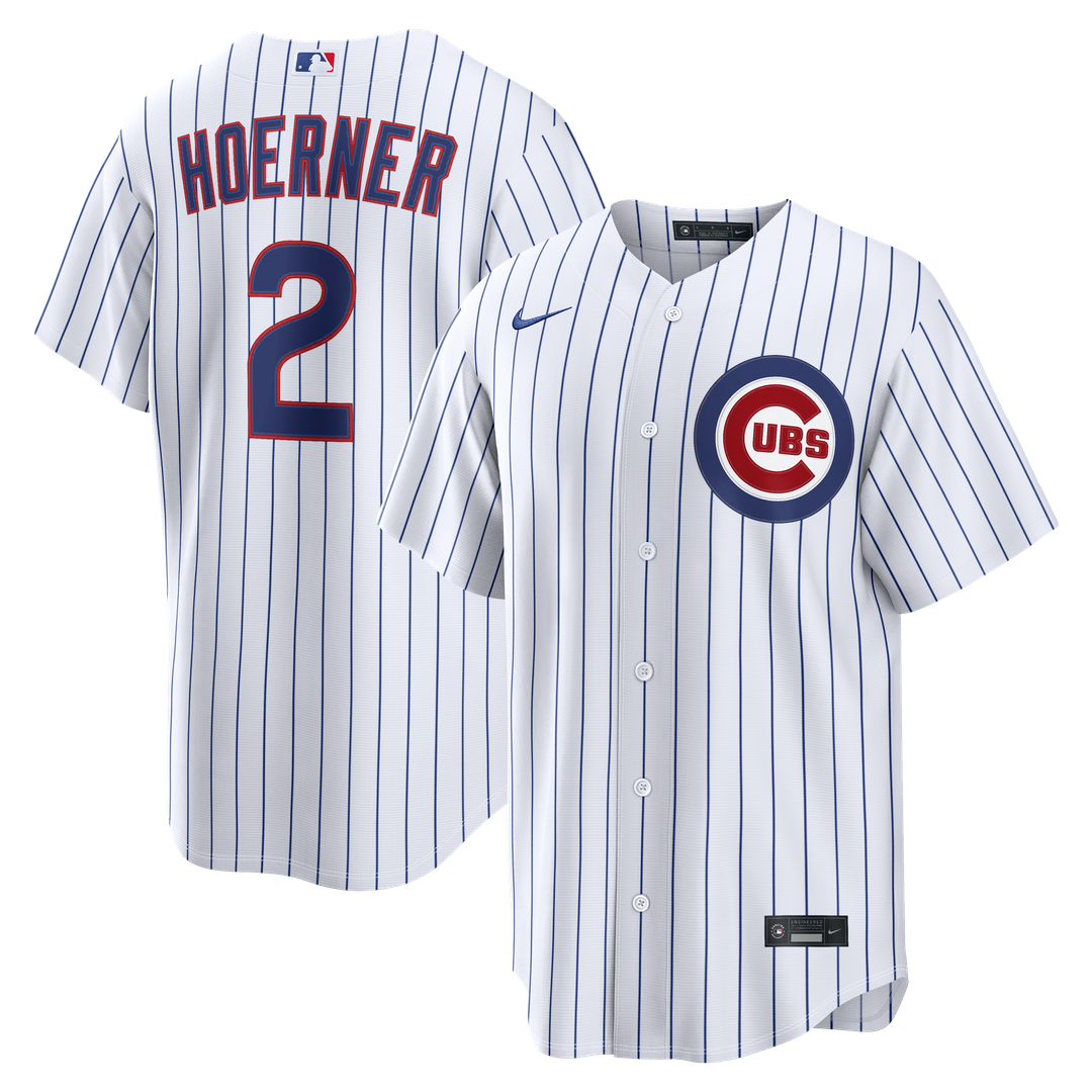Nico Hoerner Chicago Cubs Nike Home Replica Jersey - White | MLB Fan Gear