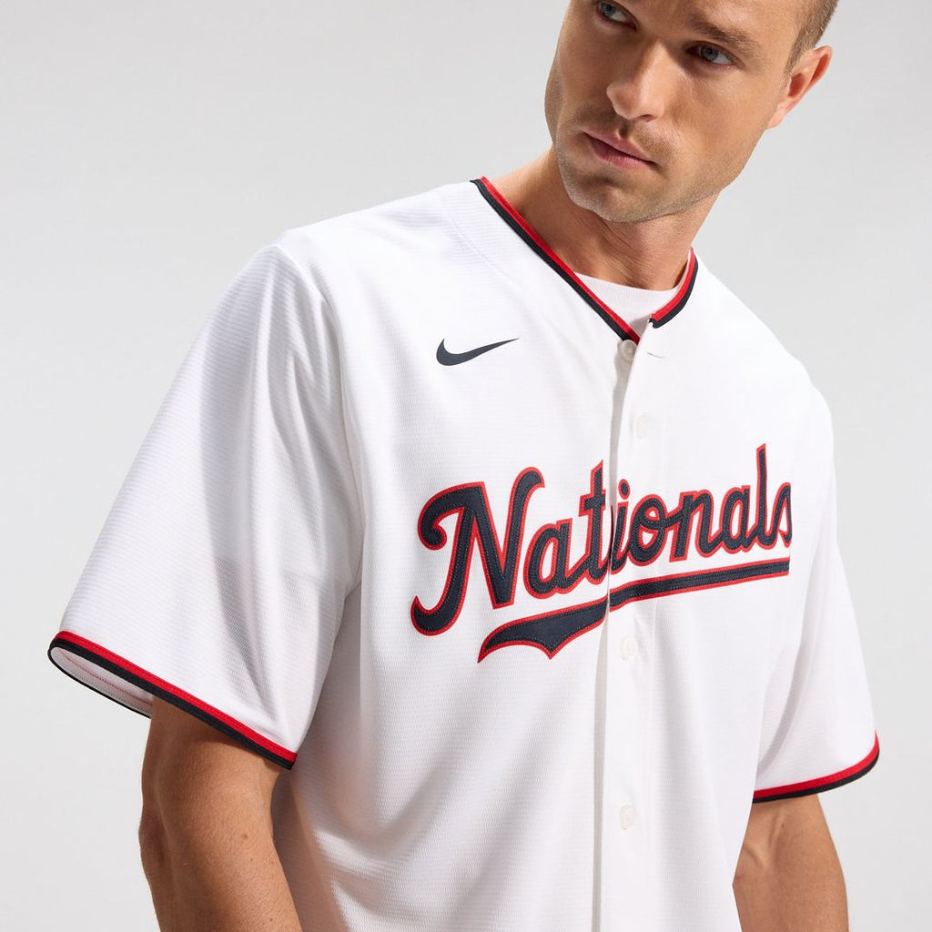 CJ Abrams Washington Nationals Nike Home Replica Jersey - White | MLB Fan Gear