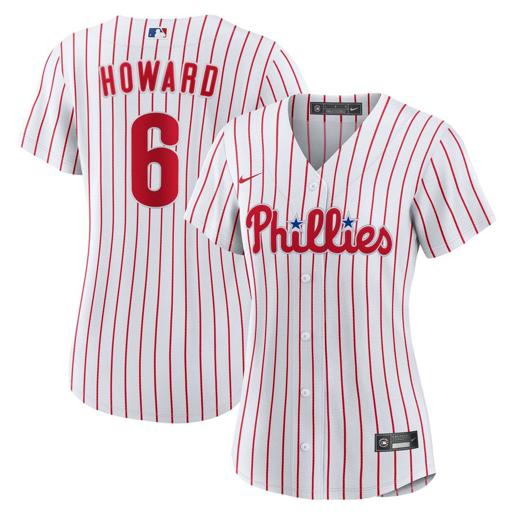 Ryan Howard Philadelphia Phillies Nike Women's Replica Jersey - White | MLB Fan Gear