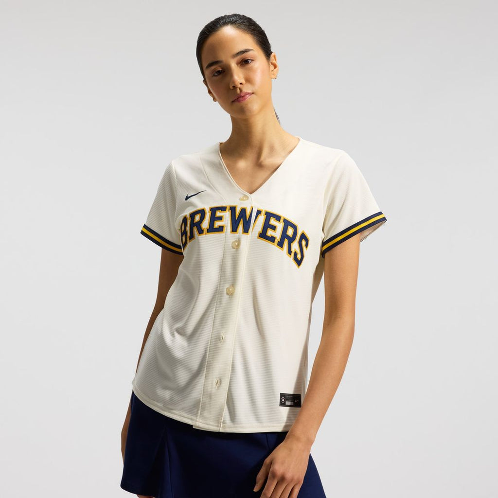Sal Frelick Milwaukee Brewers Nike Women's Home Replica Jersey - Cream | MLB Fan Gear