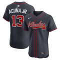 Ronald Acuña Jr. Atlanta Braves Nike Alternate Elite Jersey - Navy | MLB Fan Gear