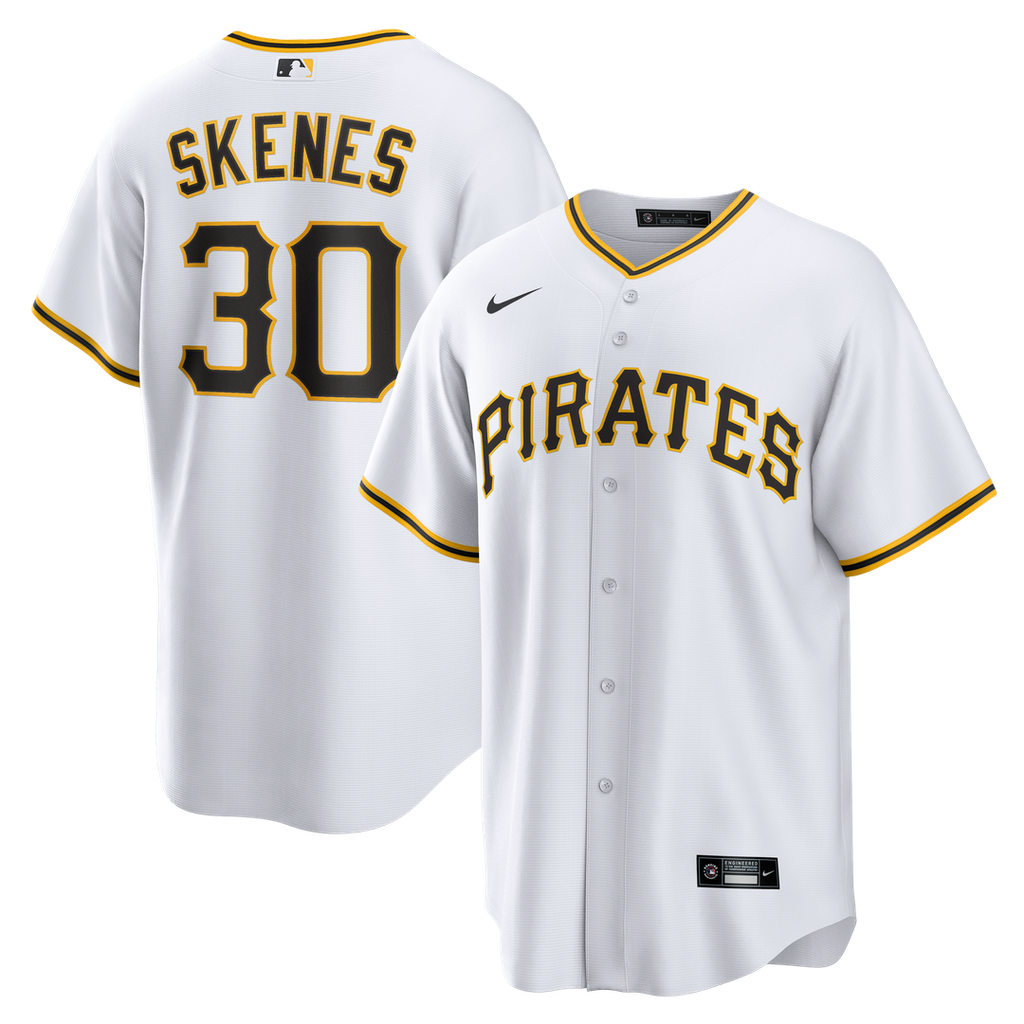 Paul Skenes Pittsburgh Pirates Nike Home Replica Player Jersey - White | MLB Fan Gear
