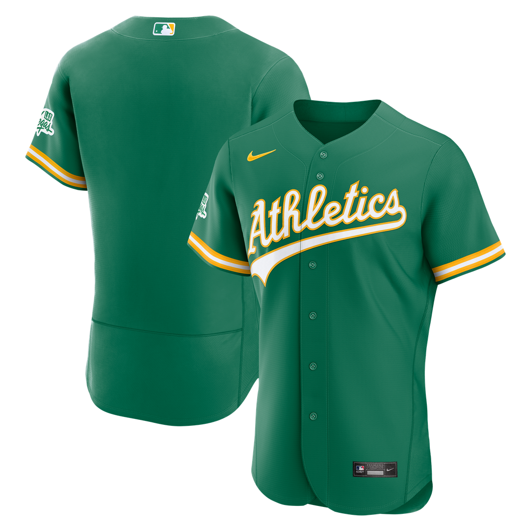Athletics Nike Alternate Authentic Jersey - Green | MLB Fan Gear