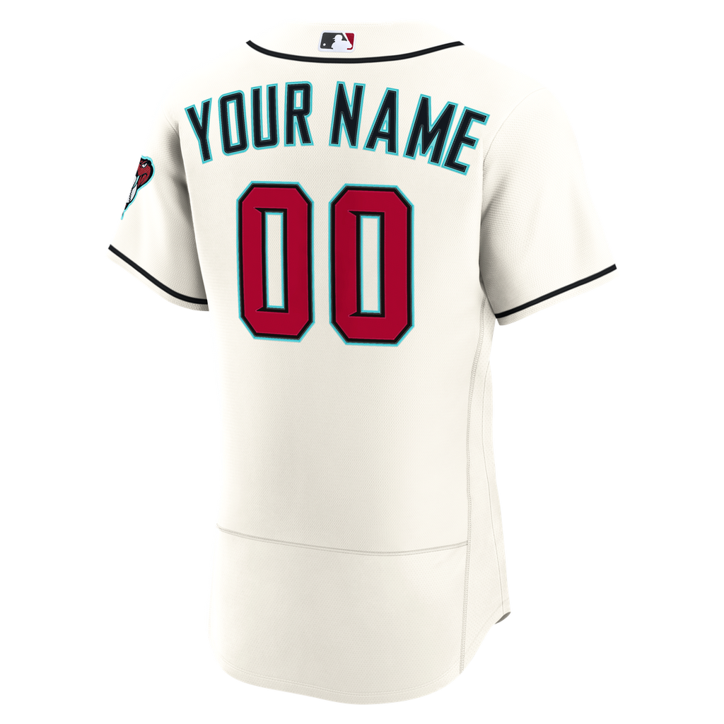 Arizona Diamondbacks Nike Home Authentic Custom Jersey - Cream | MLB Fan Gear