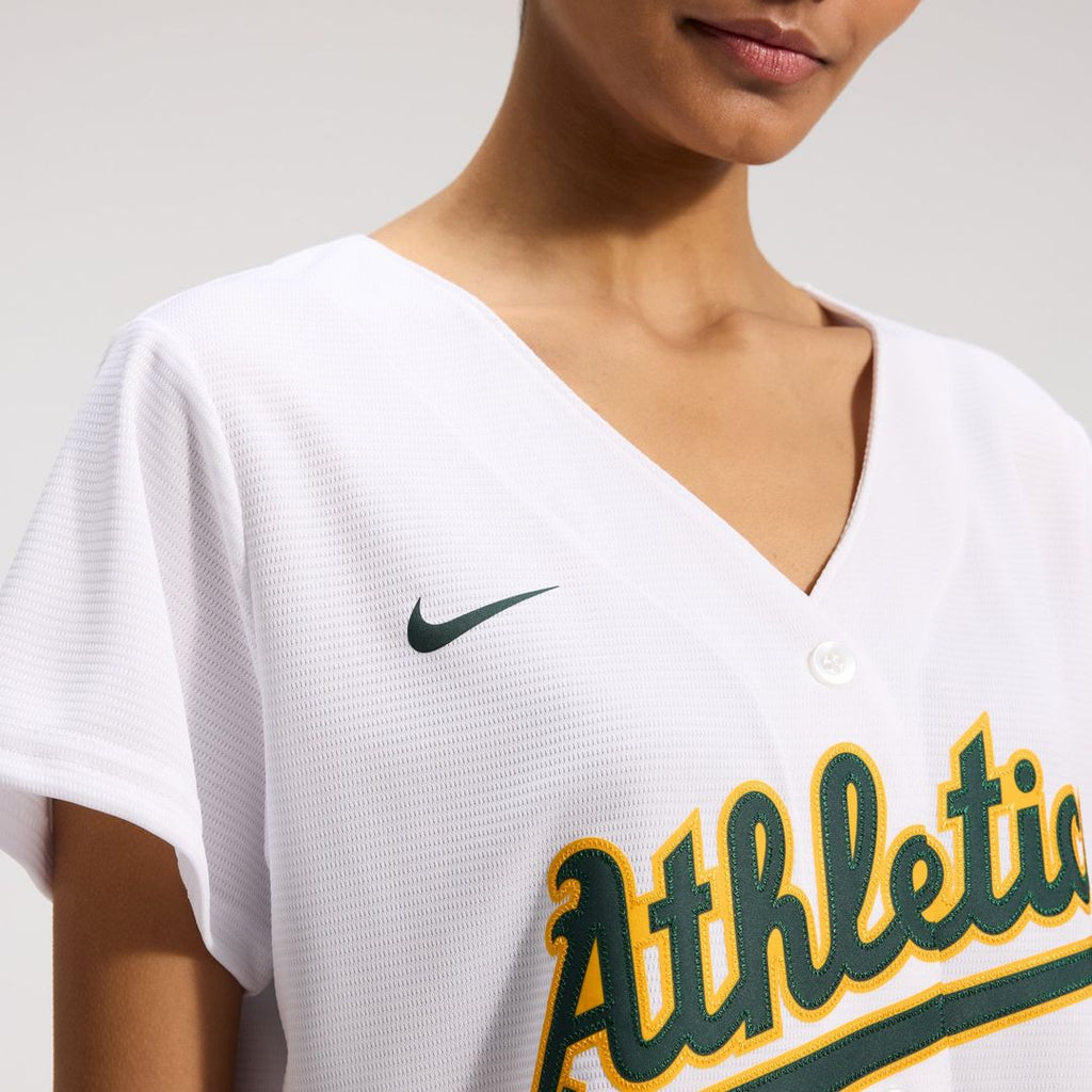 Athletics Nike Women's Home Replica Team Jersey - White | MLB Fan Gear