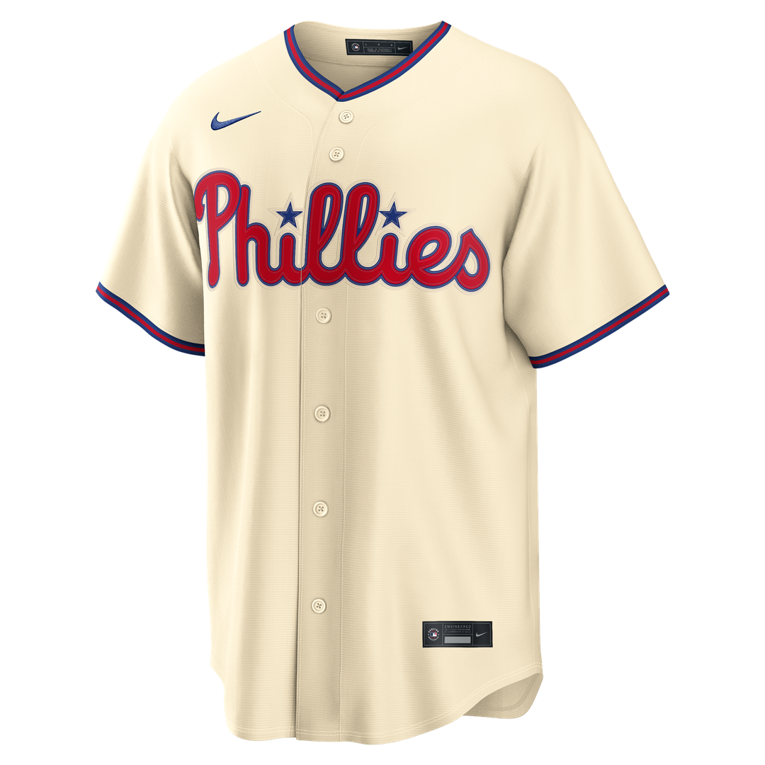 Philadelphia Phillies Nike Alternate Replica Jersey - Cream | MLB Fan Gear